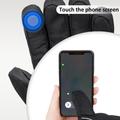 Waterproof Electric Heated Gloves with Touchscreen - Black