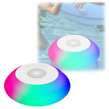 Waterproof Floating Bluetooth Speaker with RGB LED Light MC-109