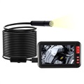 Waterproof HD Endoscope Camera with LCD Display & Holder - 10m