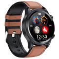 Lemonda Smart E12 Waterproof Smartwatch - Elegant Strap - Black