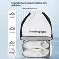 Waterproof Swim Backpack with Dry-Wet Separation for Beach - White