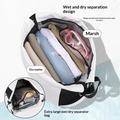 Waterproof Swim Backpack with Dry-Wet Separation for Beach - White