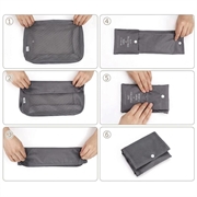 Waterproof Travel Storage Bags Set - 8 Pcs. - Grey