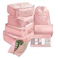 Waterproof Travel Storage Bags Set - 8 Pcs.