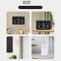 Weather Station with Danish Lanugage and Large Color Display - Black
