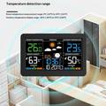 Weather Station with Danish Lanugage and Large Color Display - Black