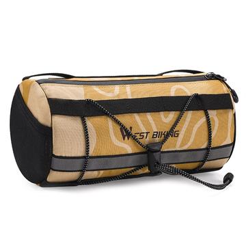 West Biking Bicycle Handlebar Bag YP0707329 - Black / Brown