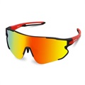 West Biking Unisex Polarized Sport Sunglasses - Red