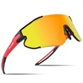 West Biking Unisex Polarized Sport Sunglasses - Red