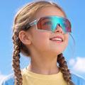 West Biking YP0703201-202 Kids Photochromic Cycling Glasses - Cyan