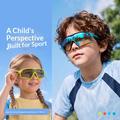 West Biking YP0703201-202 Kids Photochromic Cycling Glasses - Sea Shell Blue