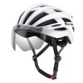 West Biking YP0708100 Cycling Helmet with Magnetic Sunglasses - White