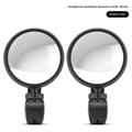 West Biking YP0720057 Bicycle Rearview Mirrors - 2 Pcs. - Black