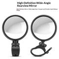 West Biking YP0720057 Bicycle Rearview Mirrors - 2 Pcs. - Black
