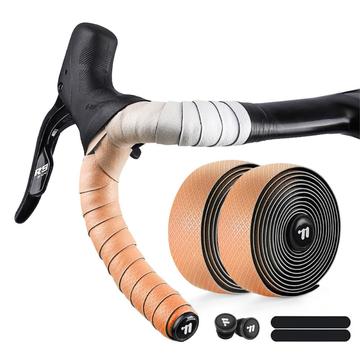 West Biking YP0804082 Anti-Slip Road Bike Handlebar Tape Set - Orange
