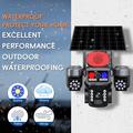 WiFi Solar Powered 3-Lens PTZ Security Camera with Smart Alarm System