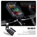 Wild Man FK1 Waterproof Bike Phone Bag with 360 Rotating Aluminum Mount - 4.7-6.7" - Black
