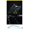Wild Man FK1 Waterproof Bike Phone Bag with 360 Rotating Aluminum Mount - 4.7-6.7" - Black
