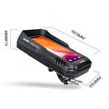 Wild Man FK1 Waterproof Bike Phone Bag with 360 Rotating Aluminum Mount - 4.7-6.7" - Black