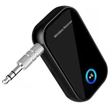 Wireless Audio Receiver BT15 - Bluetooth 5.0, 3.5mm - Black