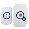 Wireless Doorbell with 280m Range, 32 Ringtones, 4 Volume Levels - White