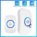 Wireless Doorbell with 280m Range, 32 Ringtones, 4 Volume Levels - White
