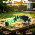 Wireless Electric Grill Cleaning Brush with Digital Display - Black