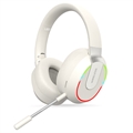 Wireless Gaming Headset L850 with RGB Light - White