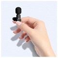 Wireless Lavalier / Clip-On Microphone for Smartphone - USB-C - Black