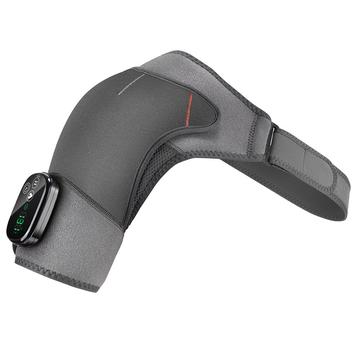 Wireless Rechargeable Shoulder Massager - 5 Speeds, Adjustable Straps / USB-C Charging - Grey