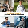 Wireless Rechargeable Shoulder Massager - 5 Speeds, Adjustable Straps & USB-C Charging