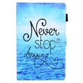 Samsung Galaxy Tab A7 Lite Wonder Series Folio Case - Never Stop Dreaming