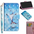 Wonder Series Samsung Galaxy A21s Wallet Case - Blue Butterfly