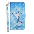 Wonder Series Samsung Galaxy A21s Wallet Case - Blue Butterfly