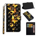 Wonder Series Samsung Galaxy A21s Wallet Case - Gold Butterfly