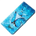 Wonder Series Samsung Galaxy A03s Wallet Case - Blue Butterfly