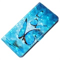 Wonder Series Sony Xperia 1 III Wallet Case - Blue Butterfly