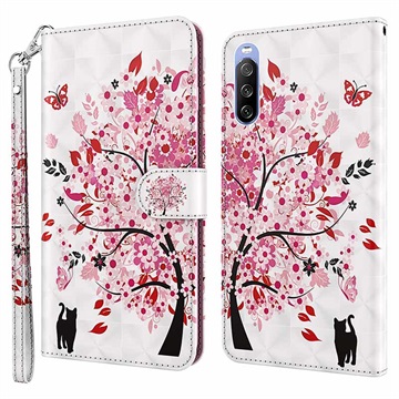 Wonder Series Sony Xperia 10 III, Xperia 10 III Lite Wallet Case - Flowering Tree