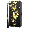 Wonder Series Sony Xperia 5 III Wallet Case - Gold Butterfly