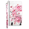 Wonder Series Google Pixel 5 Wallet Case - Flowering Tree