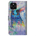 Wonder Series Google Pixel 5 Wallet Case - Owl