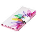 Wonder Series Huawei P30 Lite Wallet Case - Flower