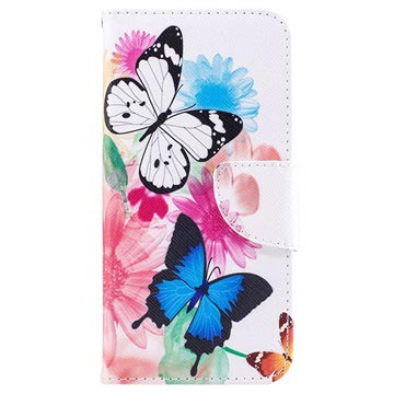 Samsung Galaxy J3 (2017) Wonder Series Wallet Case - Butterflies
