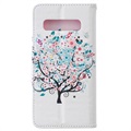 Wonder Series Samsung Galaxy S10 Wallet Case - Flowering Tree