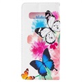Wonder Series Samsung Galaxy S10+ Wallet Case - Butterflies