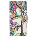 Wonder Series Samsung Galaxy S10+ Wallet Case - Colorful Tree