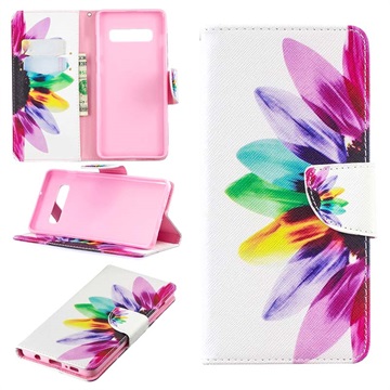 Wonder Series Samsung Galaxy S10+ Wallet Case - Flower