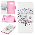 Wonder Series Samsung Galaxy S10e Wallet Case - White Flowers