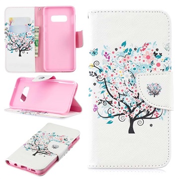 Wonder Series Samsung Galaxy S10e Wallet Case - Flowering Tree