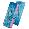 Wonder Series Samsung Galaxy S20 FE Wallet Case - Blue Butterfly